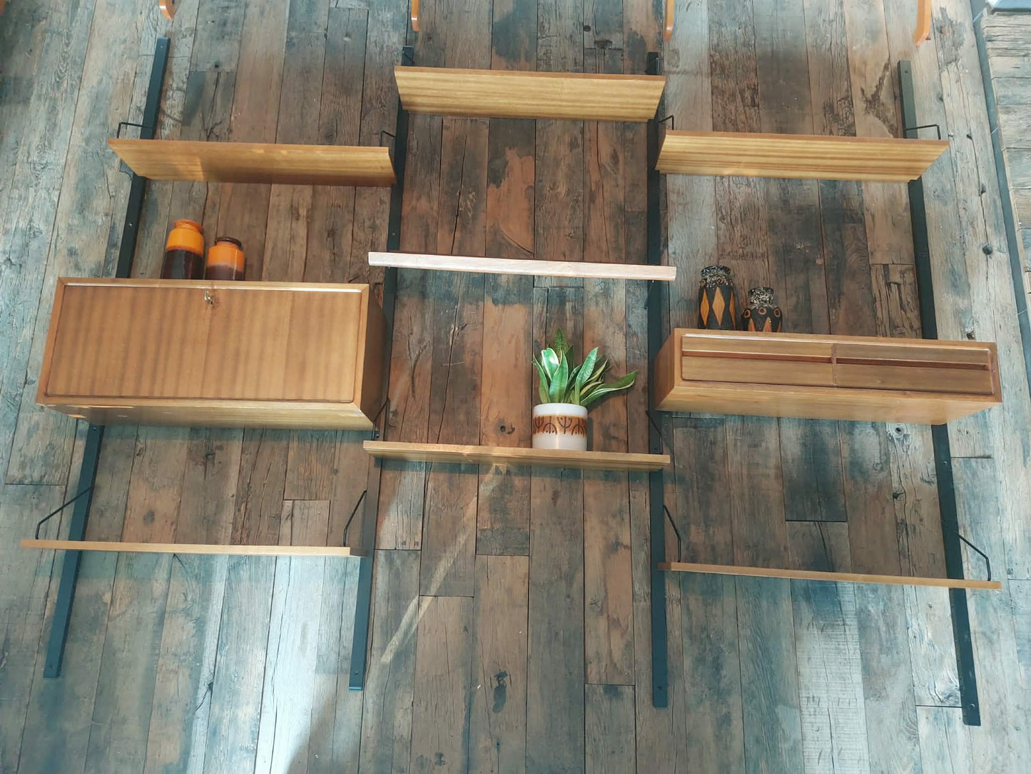 Vintage modulair wandsysteem