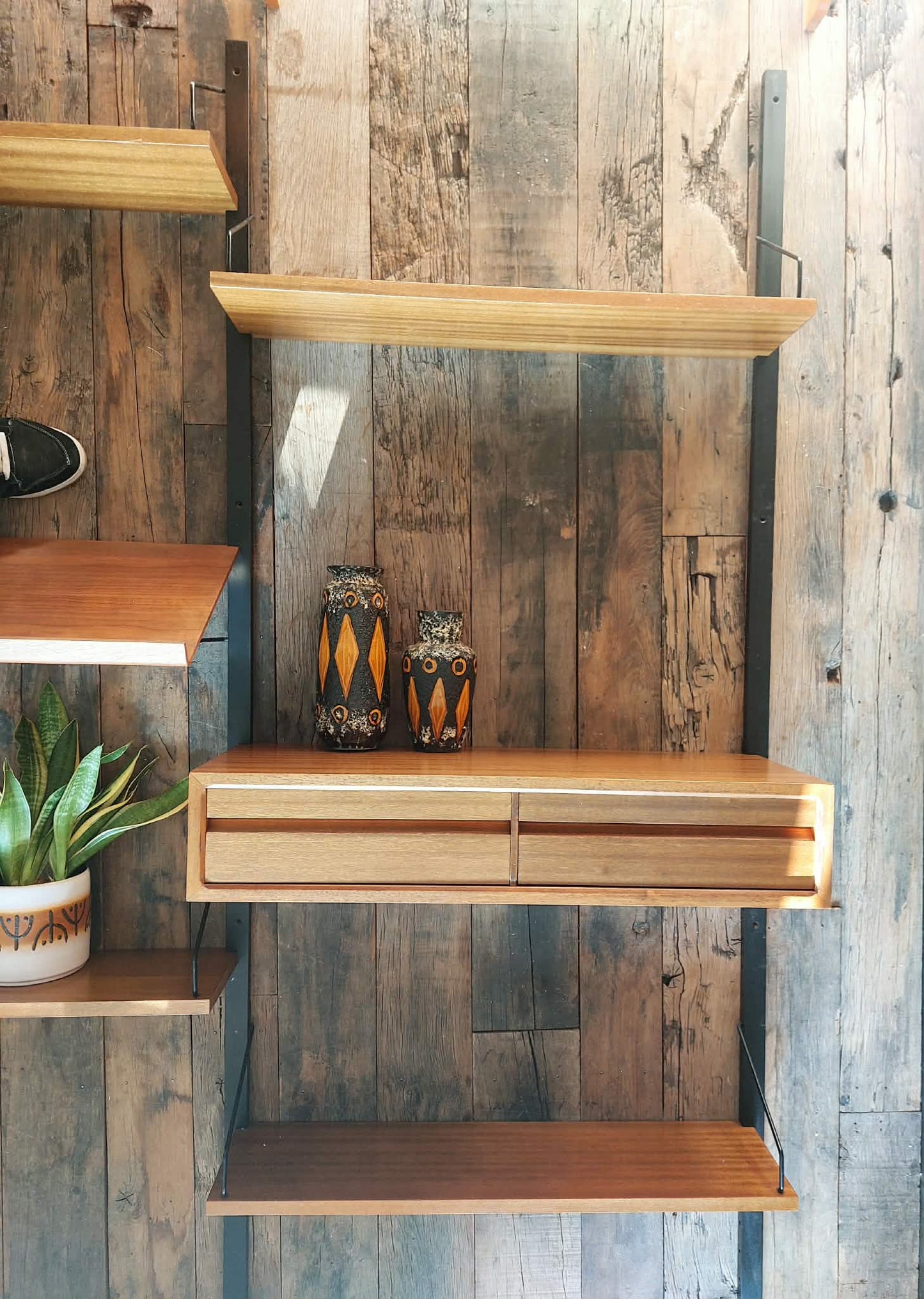 Vintage modulair wandsysteem