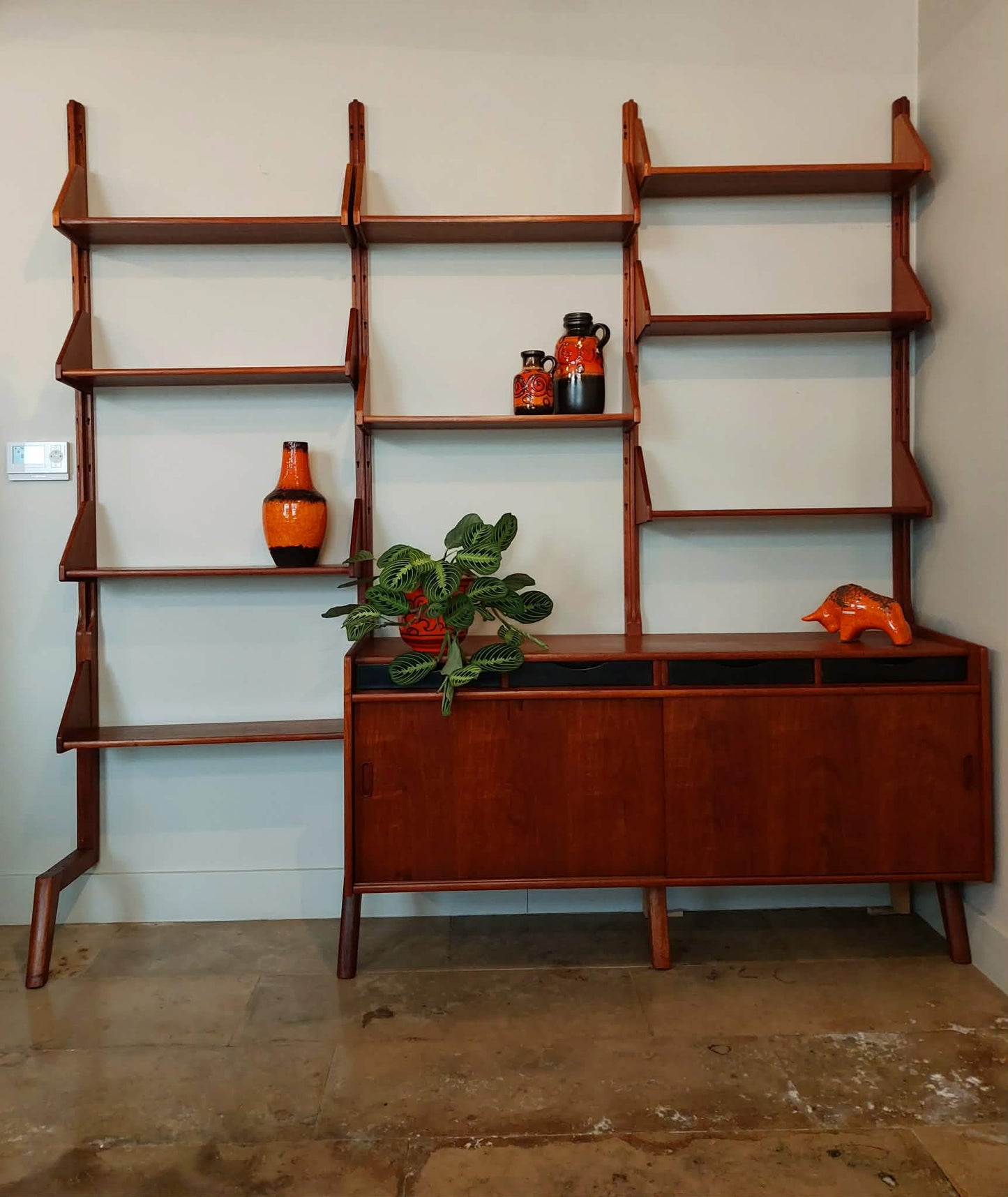 Vintage modulair wandsysteem