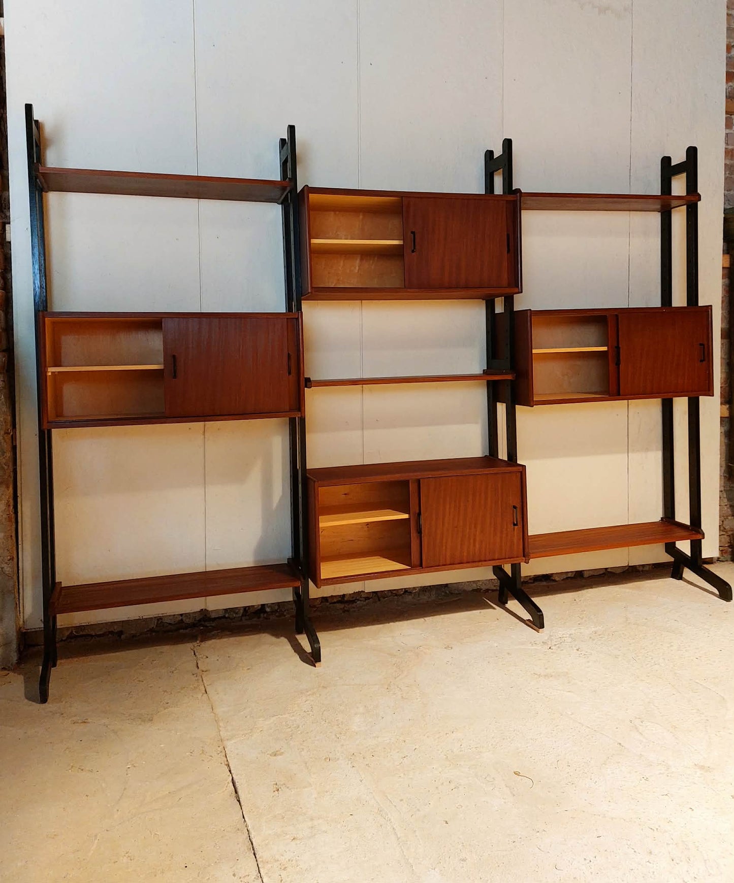 Vintage modulair wandsysteem.