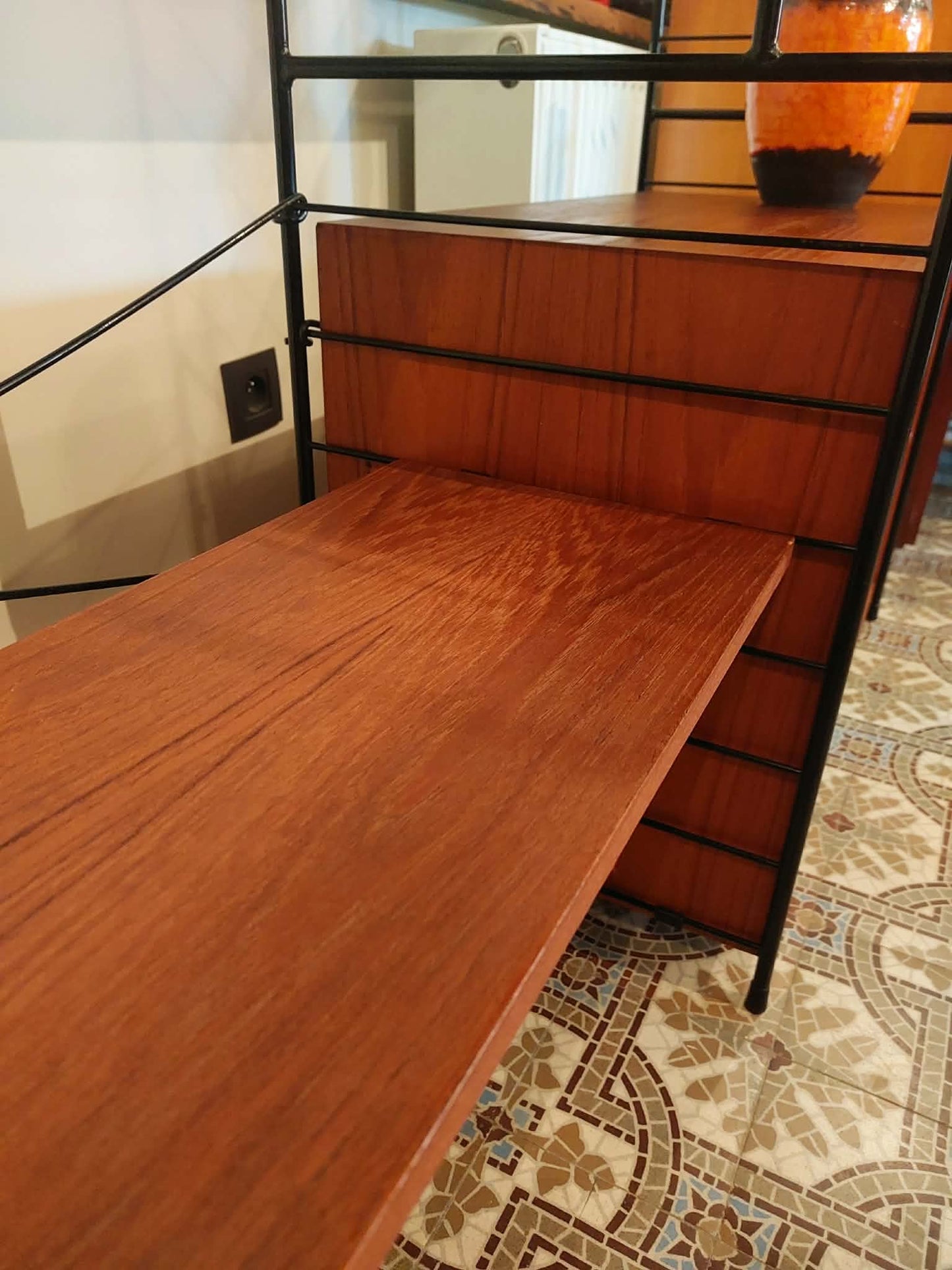 Vintage modulair wandsysteem