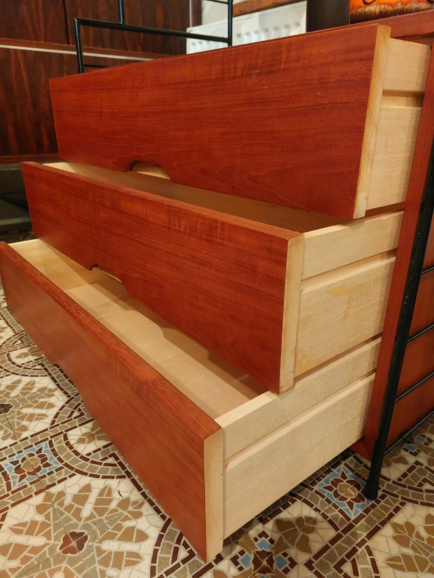 Vintage modulair wandsysteem