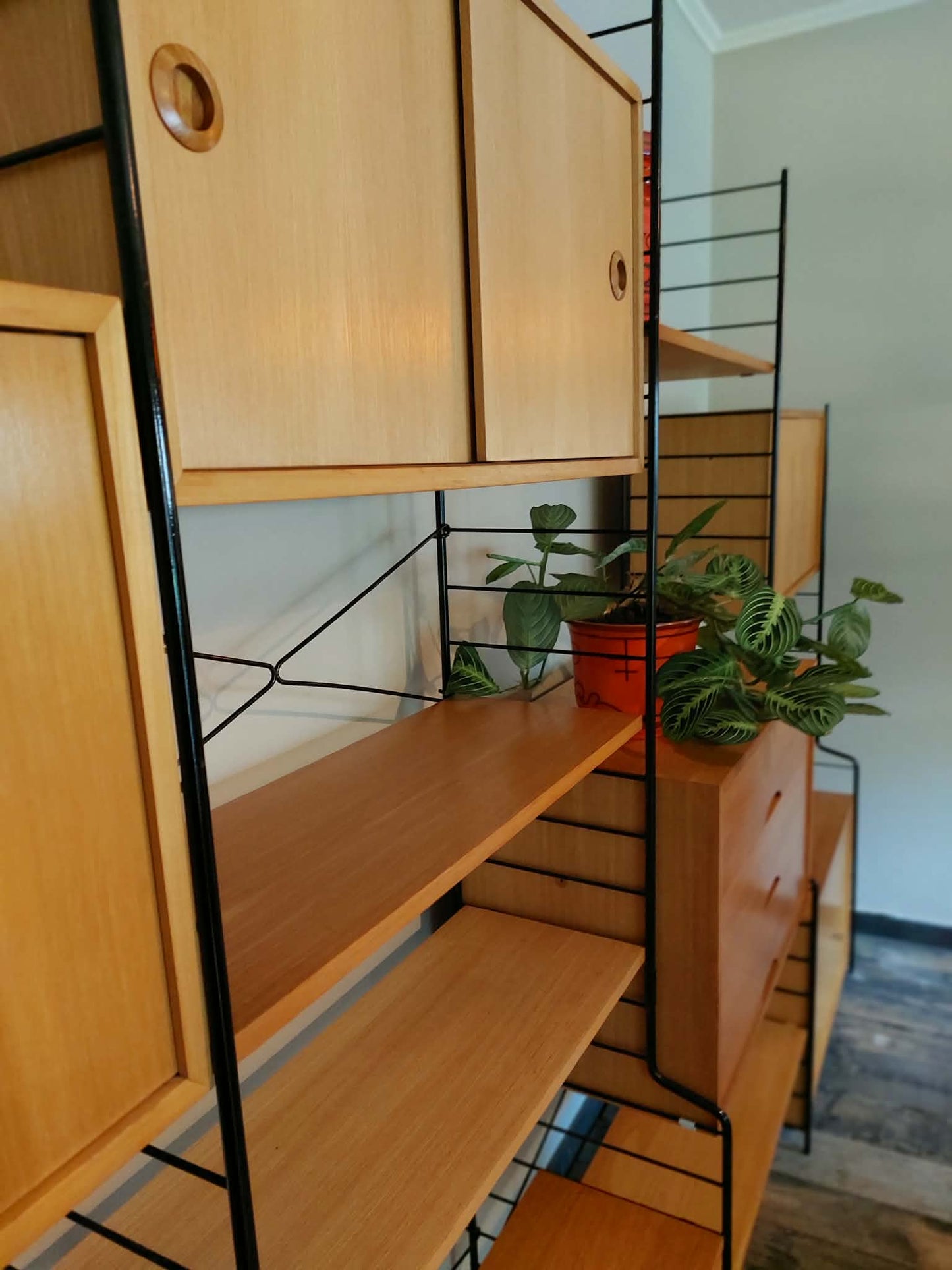 Vintage modulair wandsysteem