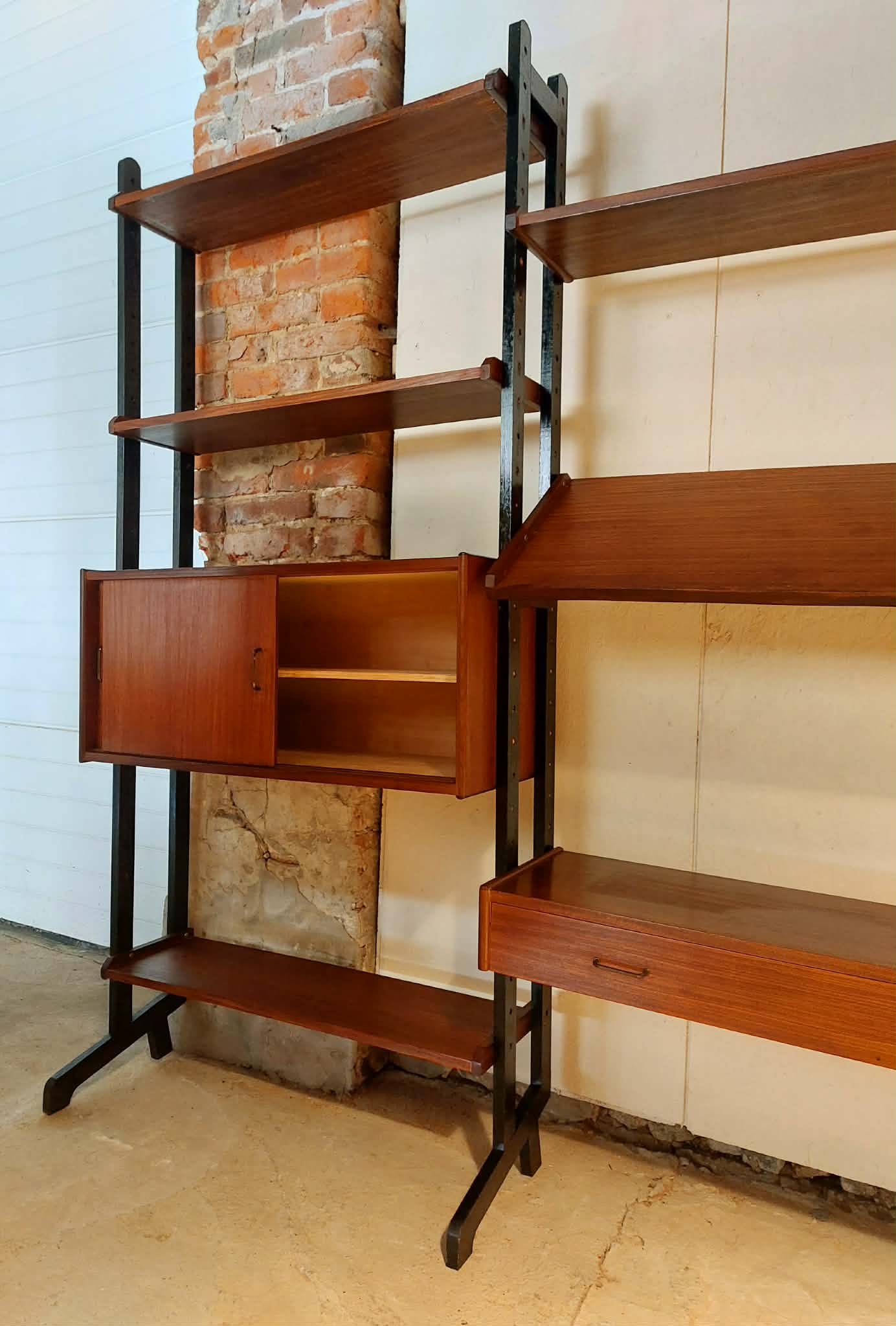 Vintage modulair wandsysteem