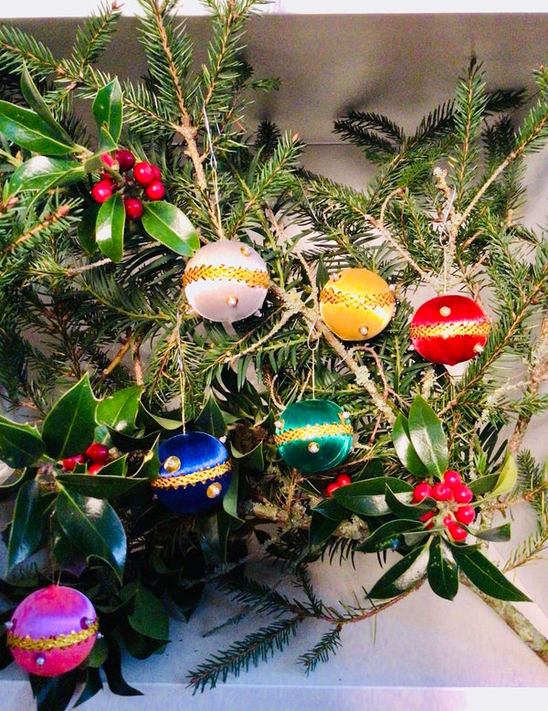 Vintage kerstballen